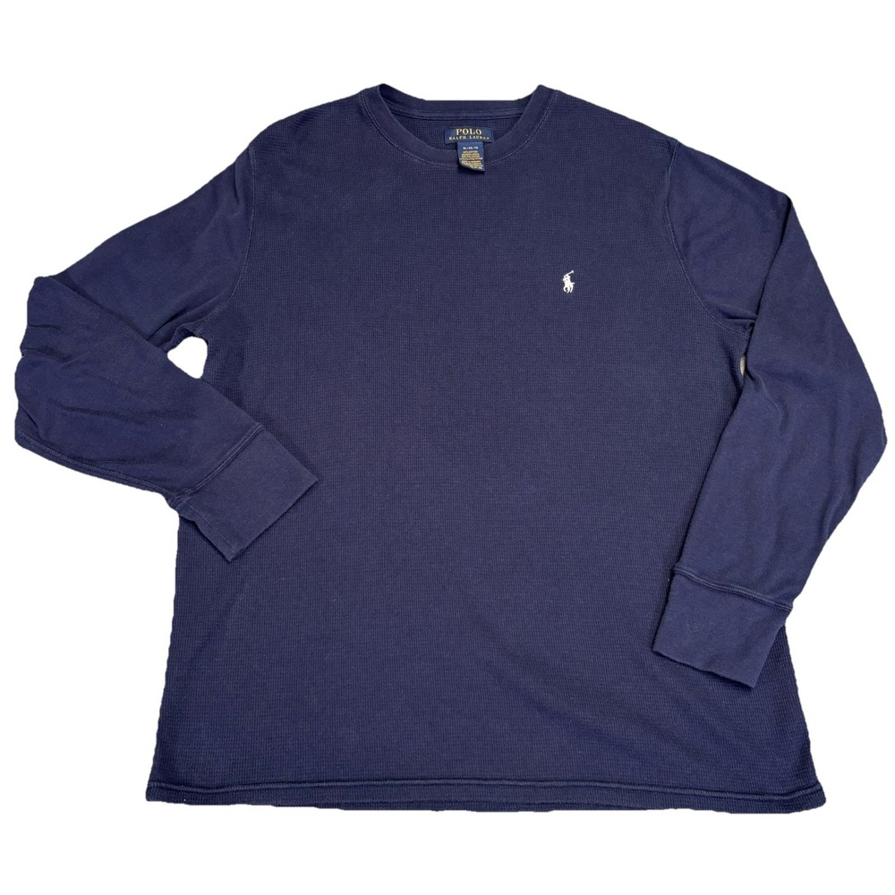 Polo Ralph Lauren Thermal Shirt Mens XLarge Long Sleeve Pullover Crewneck Casual